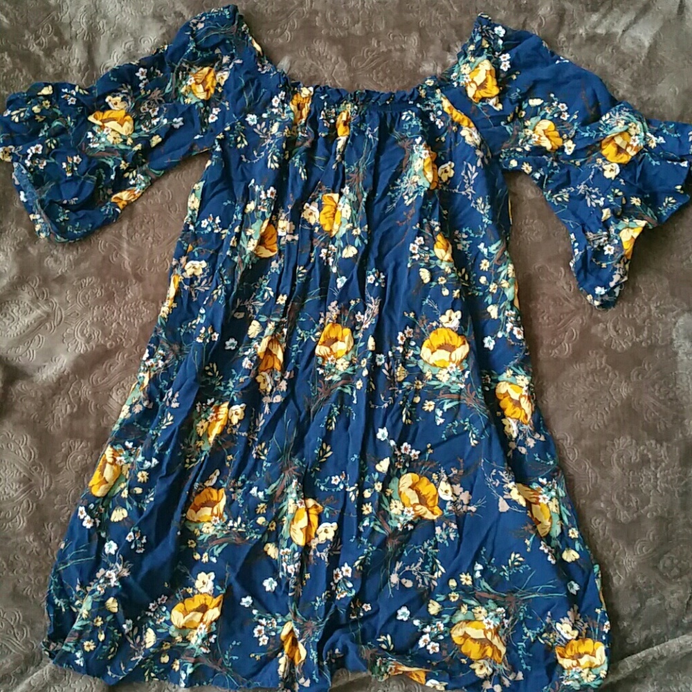 Floral tunic blouse